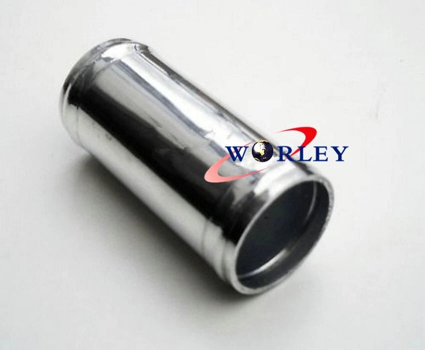 57mm 2.25" x 76mm Straight Aluminium Pipe Swaged Tube Joiner for Car