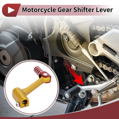 Gear Shifter Lever for Bosuer Cheetah Gold Tone Red