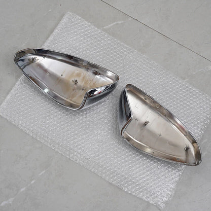2 x Chrome Door Side Wing Mirror Covers for Peugeot 208/2008 GTi (2012-2019)