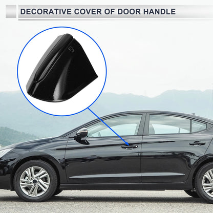 Front Left Door Handle Protector for Ford Mondeo Edge Taurus (2013-2020) Black