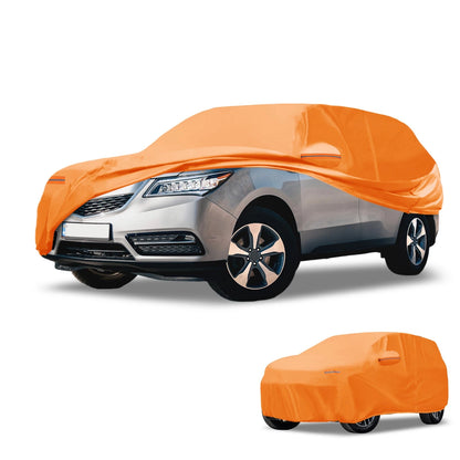 210D-PU Car Cover for Acura MDX Orange with Zipper