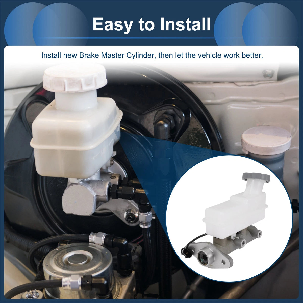 Brake Master Cylinder with Reservoir for Hyundai H1 (1998-2007)