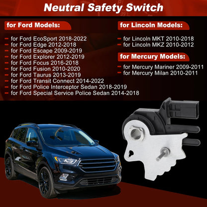 Neutral Safety Position Switch for Ford Escape Explorer Fusion Focus Edge Taurus (2001-2023)