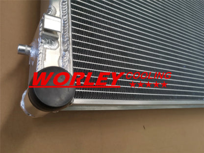 26mm Aluminum Radiator & Red Hoses for Holden Commodore VY (2002-2004)
