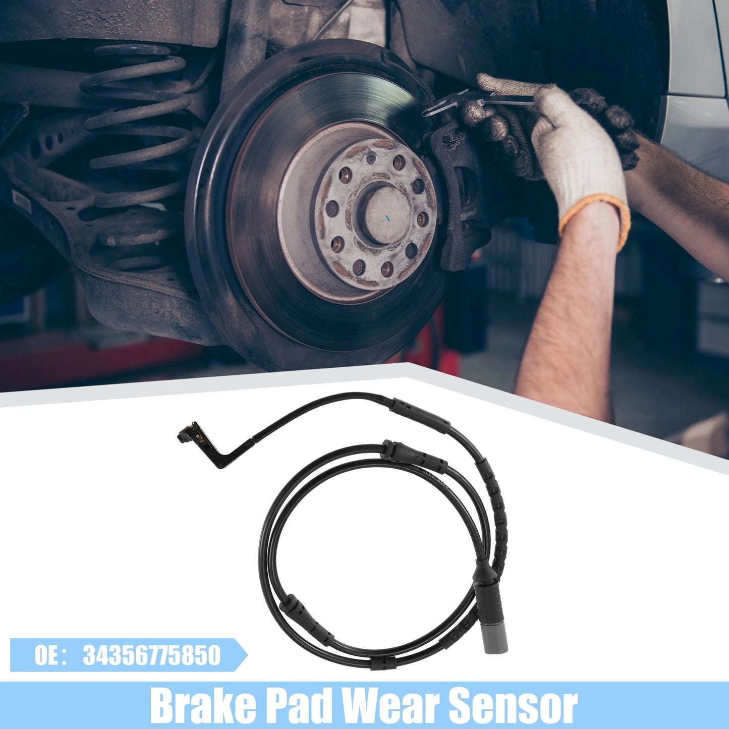 Front Brake Pad Wear Sensor for BMW (Fits 2006-2011) 2 x Brake Sensors