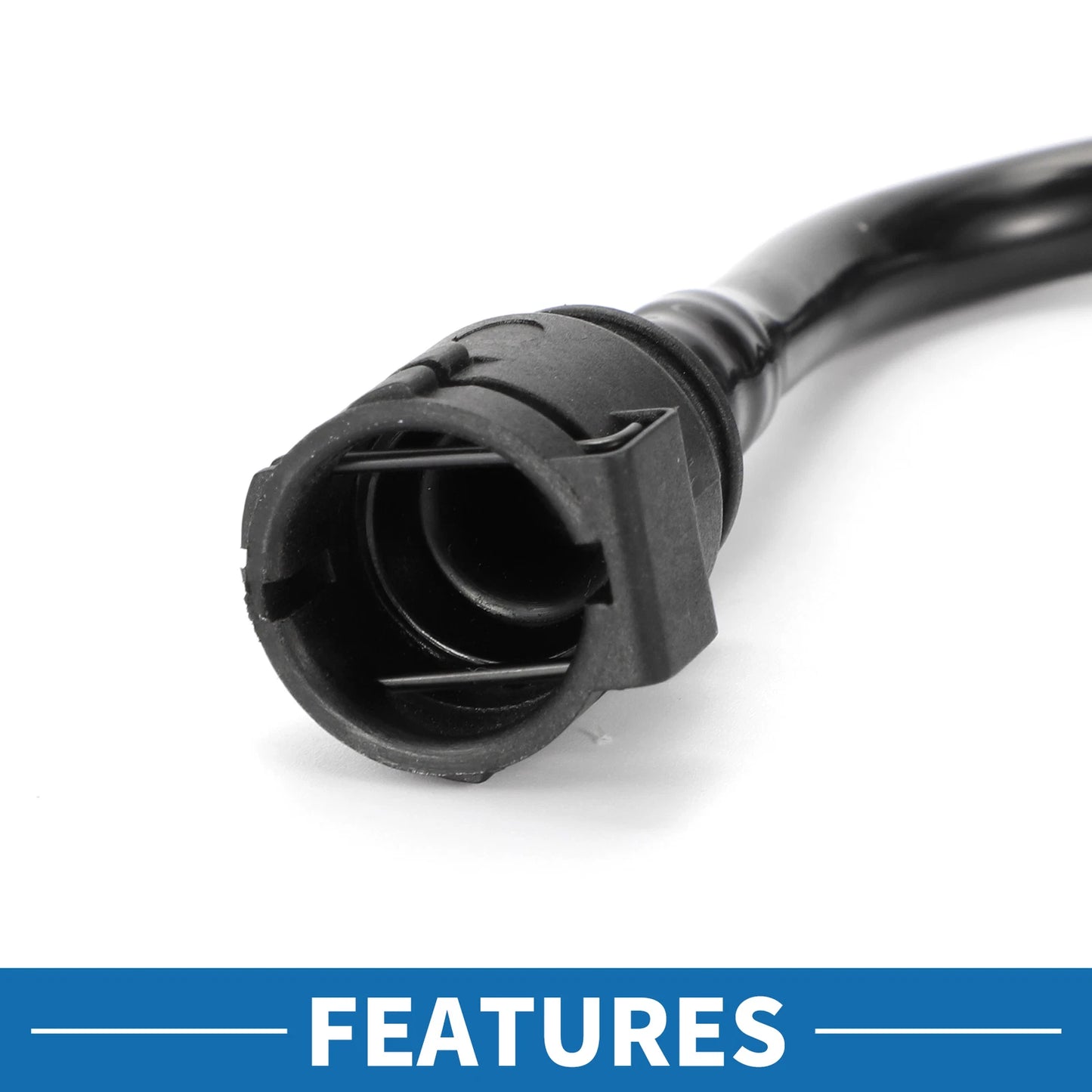 Radiator Hose for BMW 530e 2018-2022 Plastic Black 1 x Piece