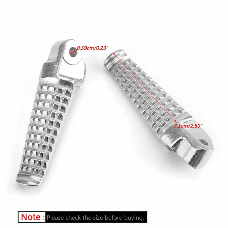 Rear Footrest Pegs for Suzuki GSXR600 GSXR750 GSXR1000 SV650 TL1000 (2001-2023)