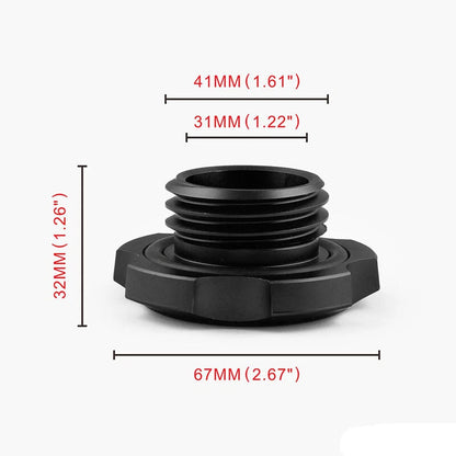 Red Billet Engine Oil Filler Tank Cap Cover fit For Subaru WRX Impreza Forester