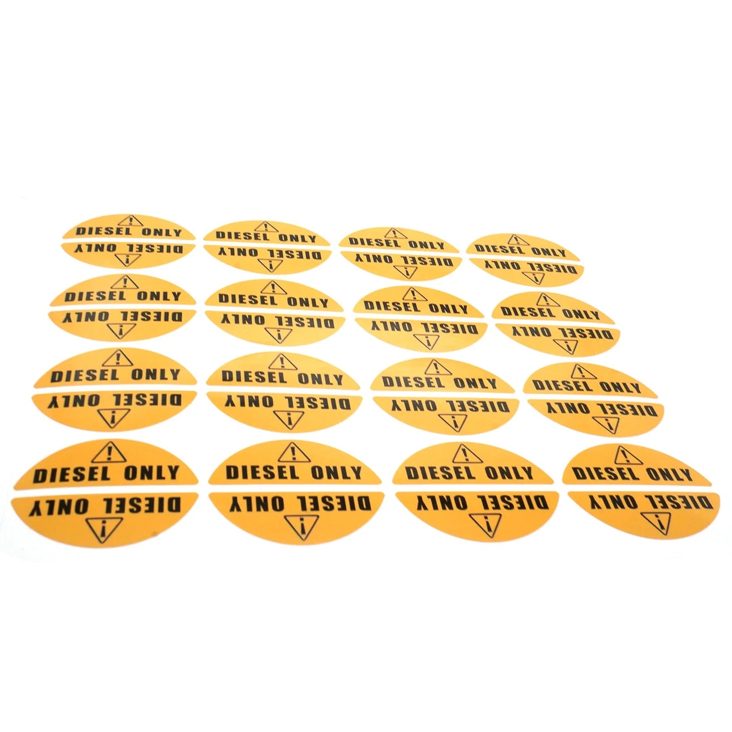 Diesel Only Decal Yellow Sticker for Truck Turbo Weatherproof