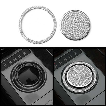 Crystal Gear Shift Switch Knob Cover Trim fit Range Rover Sport Evoque Discovery