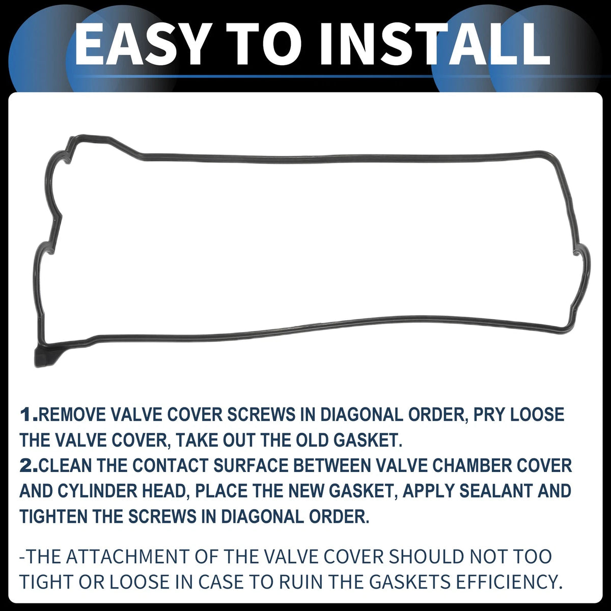 Valve Cover Gasket for Toyota Corolla (1992-1999)