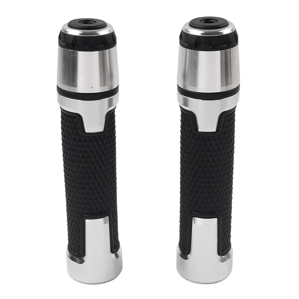 22MM 7/8 Inch Handlebar Grips with Bar Ends for Harley & Honda