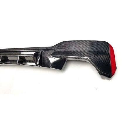 Real Carbon Fiber Rear Bumper Diffuser Lip for BMW 5 Series G30 M Sport 2017-23