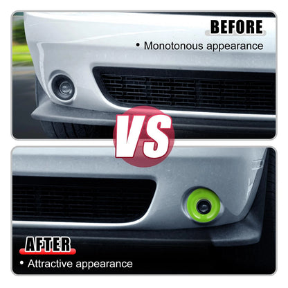 2 x Car ABS Front Fog Light Covers Trim for Dodge Challenger (2015-2020)