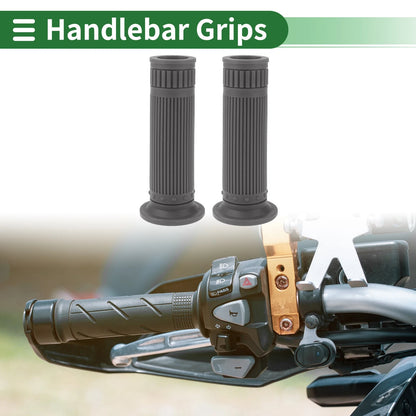 Grips 25mm Hand Grips Cover for Motorcycle TPU Gray