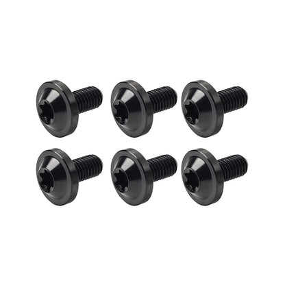 6 x M6x10mm Titanium Alloy Torx Head Bolts for Bike Motorcycle