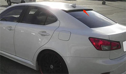 Rear Roof Spoiler Wing for Lexus IS 250/350/F Sedan Glossy Black (2006-2013)