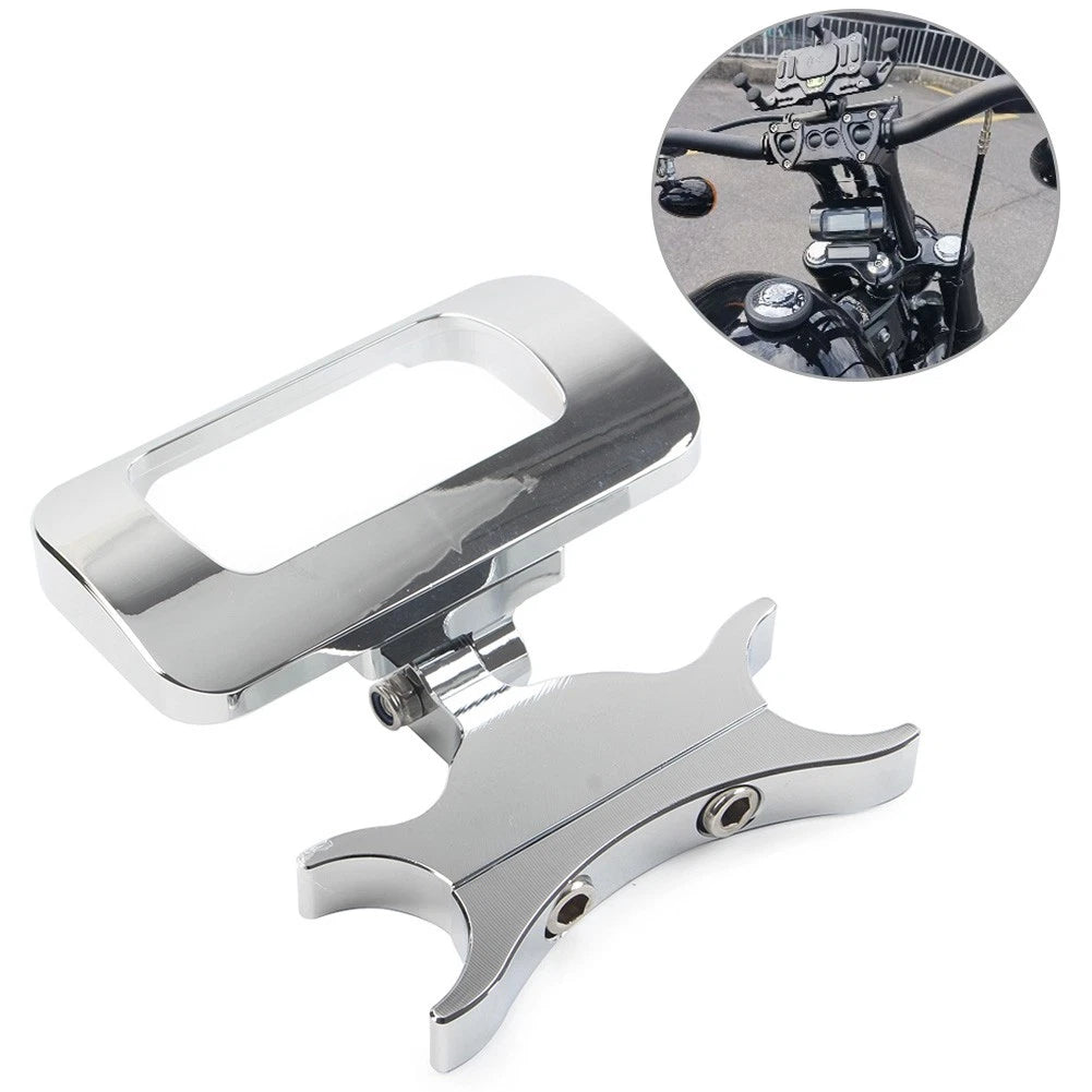 1-1/4" Handlebar Risers Gauge Mount for HARLEY Softail Street Bob FXBB (2018-2020)