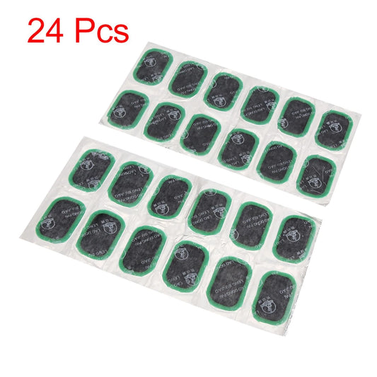 24x Inner Tire Patch 52x34mm for Motorcycle Tyre Puncture Patches