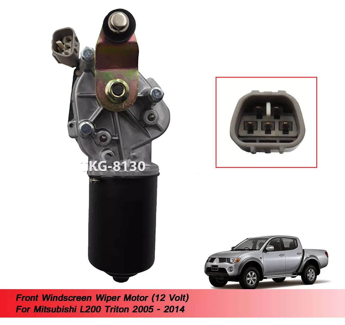 Windscreen Wiper Motor for Mitsubishi L200 Triton (2005-2014)