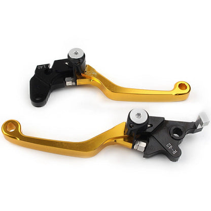 Gold Pivot Clutch Brake Levers for Suzuki DRZ400S/SM/E (2000-2022)