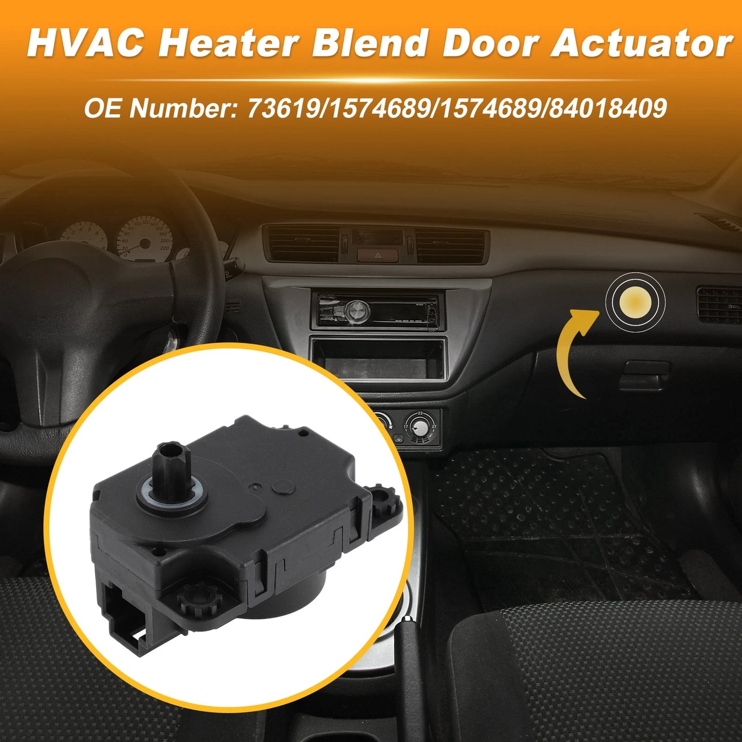HVAC Heater Blend Door Actuator for Chevrolet Blazer (2019–2023)