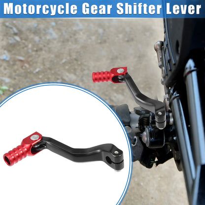 Gear Shifter Lever / Universal / Aluminum Alloy Red Black for Motorcycle