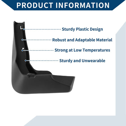 Mud Flaps Splash Guards 1 Set for Honda BREEZE (2023-2024)