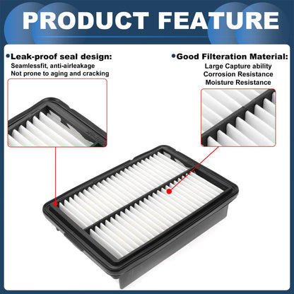 Engine Air Filter for Kia Seltos (2021-2024) 1 Pcs Long Life