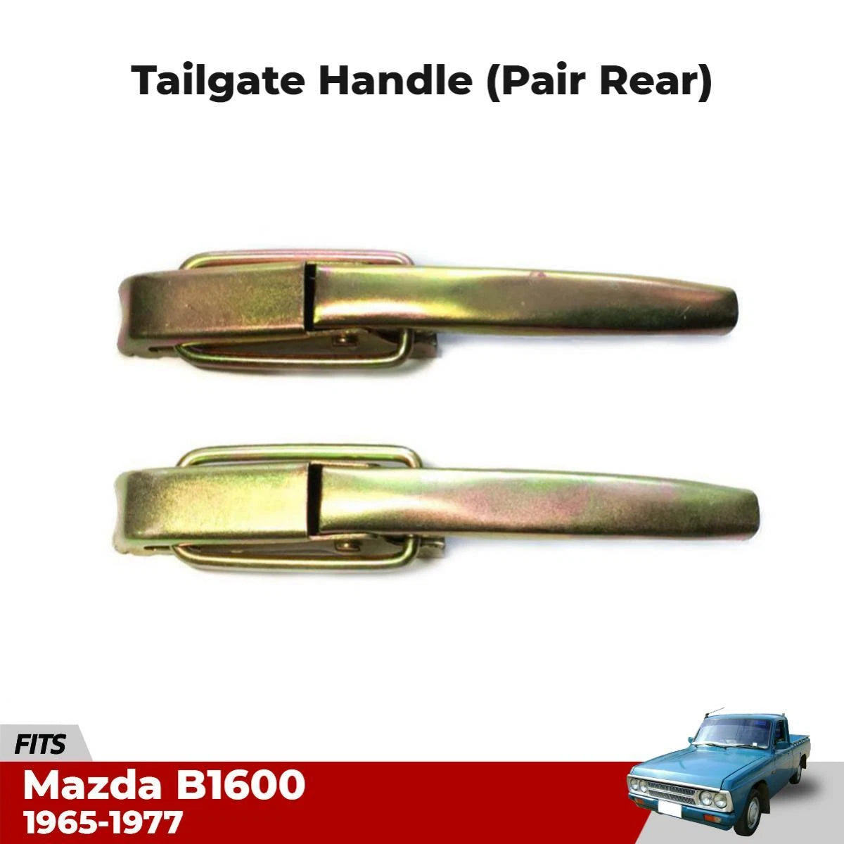 Tailgate Cargo Door Handle Latch Pair Fits Mazda B-Series B1600 UTE 1965-77