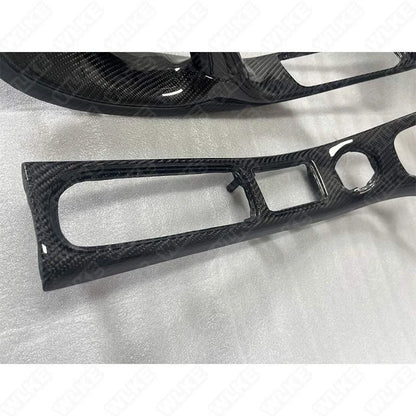 LHD Carbon Fiber Interior Refit Door Handle Panel Replace for Mazda RX7 FD3S