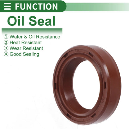 Oil Seal / 5 Pcs / Seal Ring Rotary Shaft FKM Rubber 20x28x7mm for Make Model