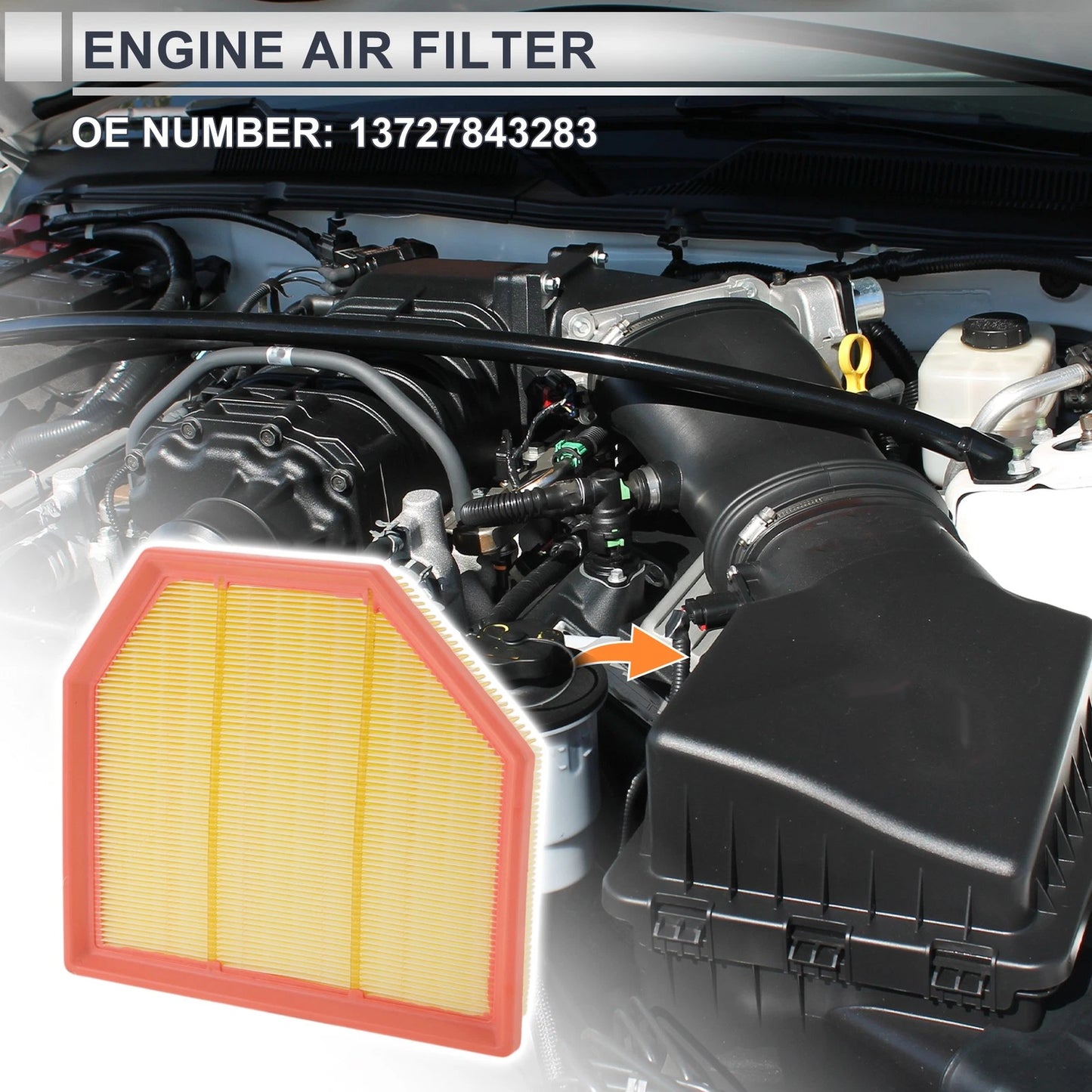 Car Engine Air Filter for BMW M2 3.0L (2019-2021) - 1 x Quality Replacement