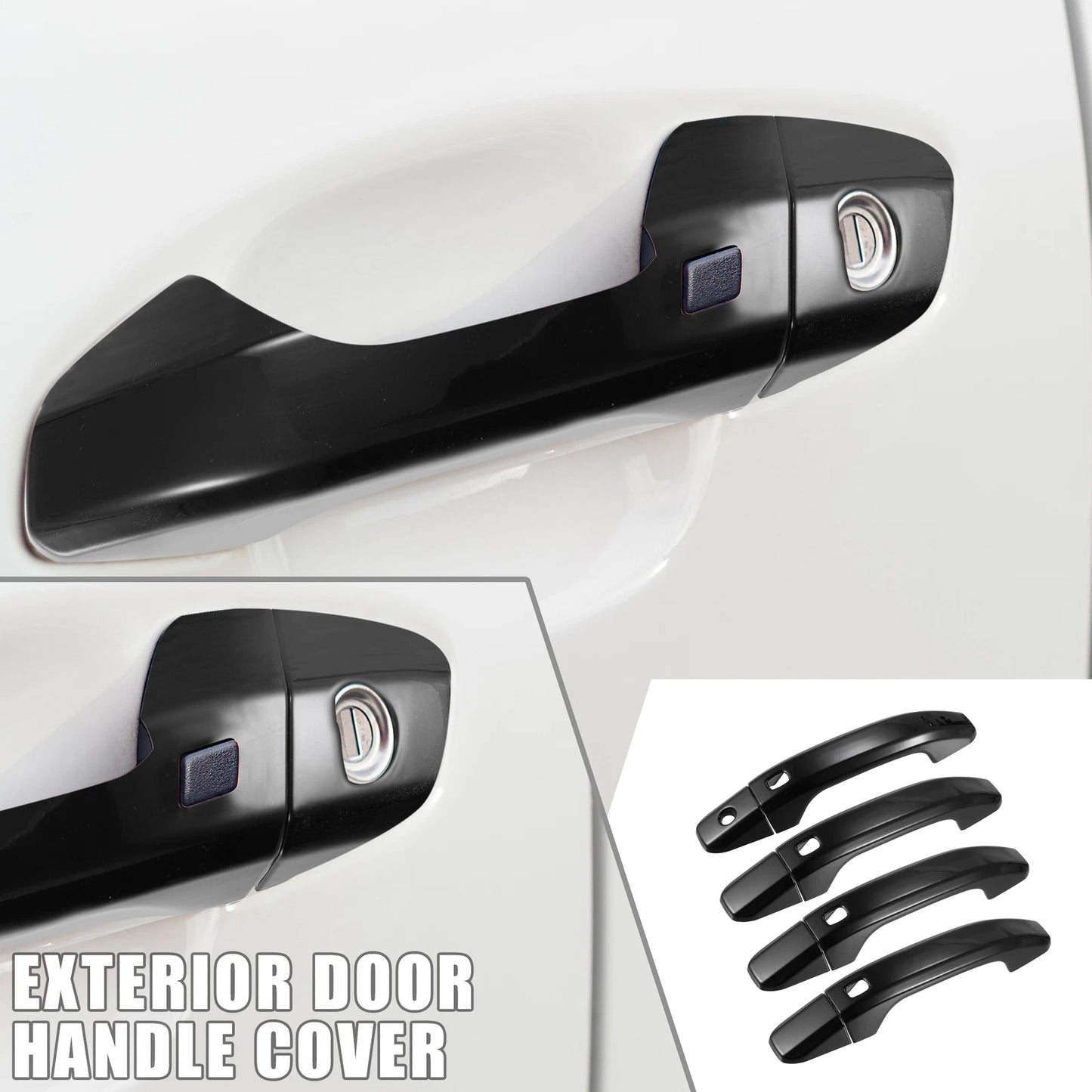 Door Handle Cover with 4 Smartkey Cutout for Chevrolet