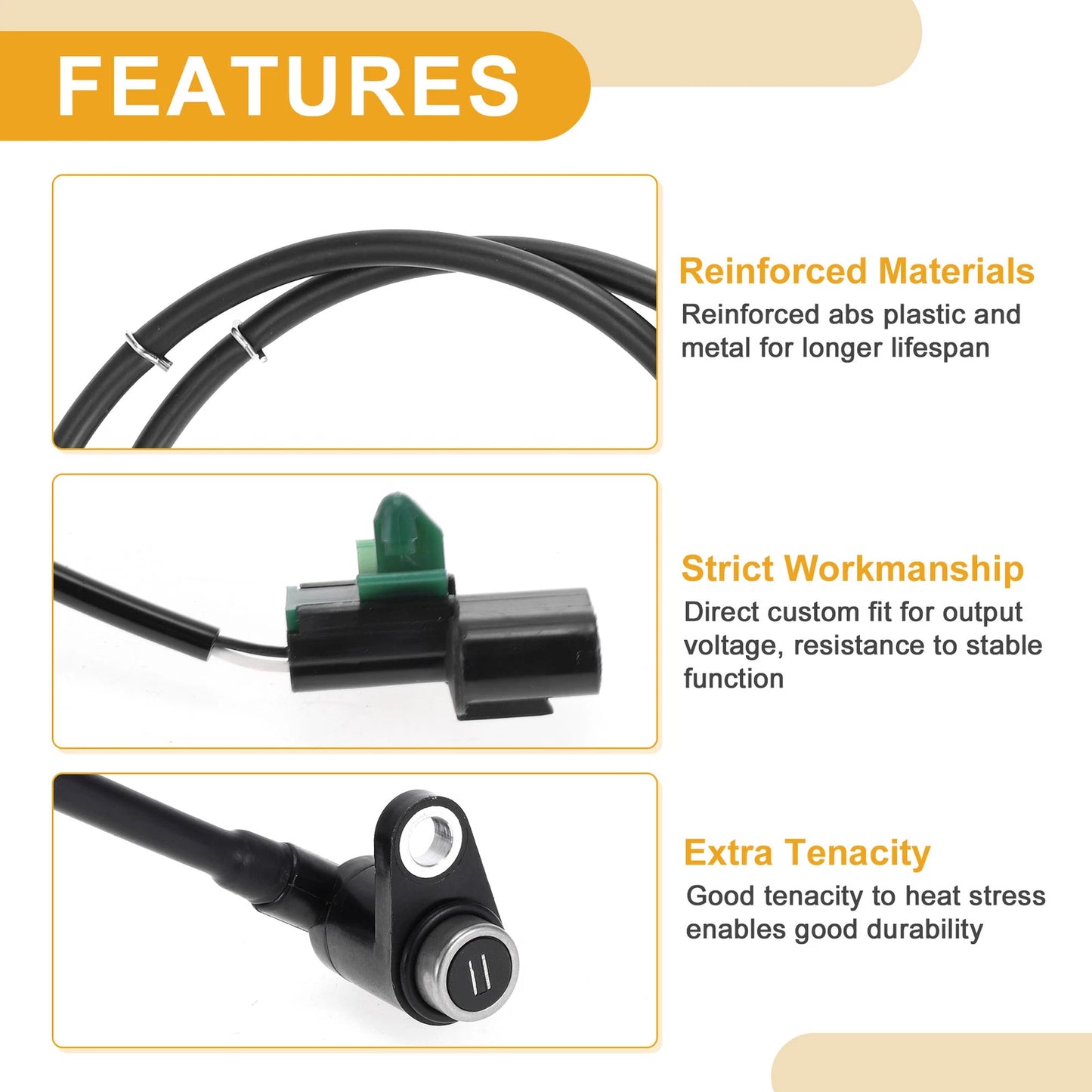 ABS Wheel Speed Sensor for Mitsubishi Montero (1997-2000)