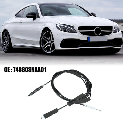 Trunk Lid Fuel Door Release Cable for Honda Civic (2006-2011) Black