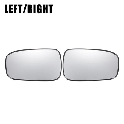 Left Right White Mirror Glass Pair Non-Heated for Honda Accord (2003-2007)