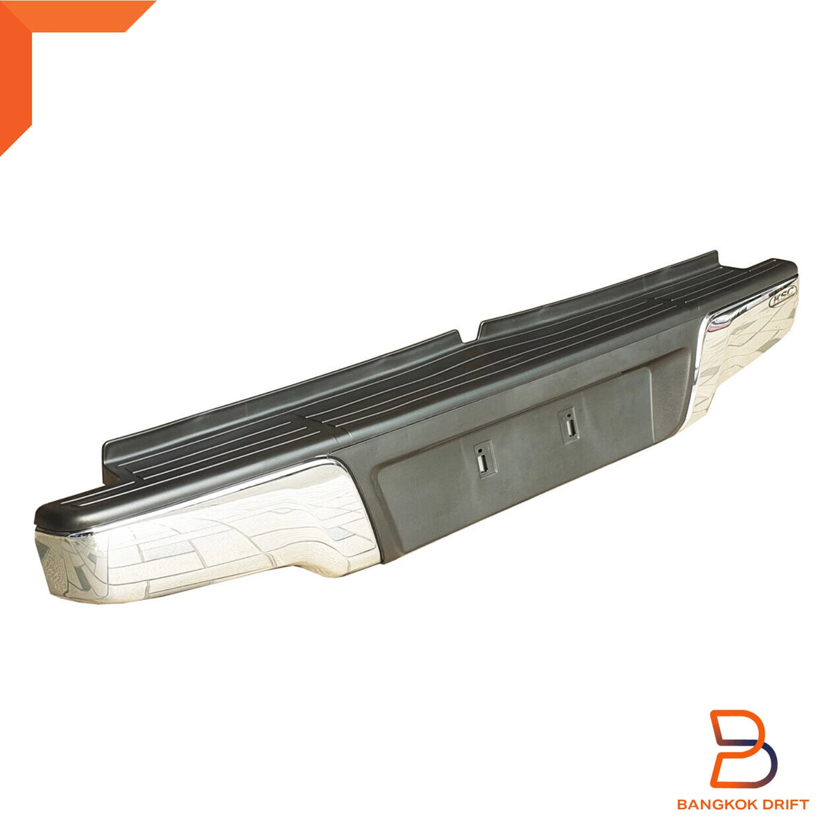 Rear Steel Chrome Bumper Bar for Isuzu D-Max Pickup Ute (2012-2019)