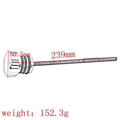 1pc Chrome Oil Tank Dipstick for Harley-Davidson Road King (2000-2003)