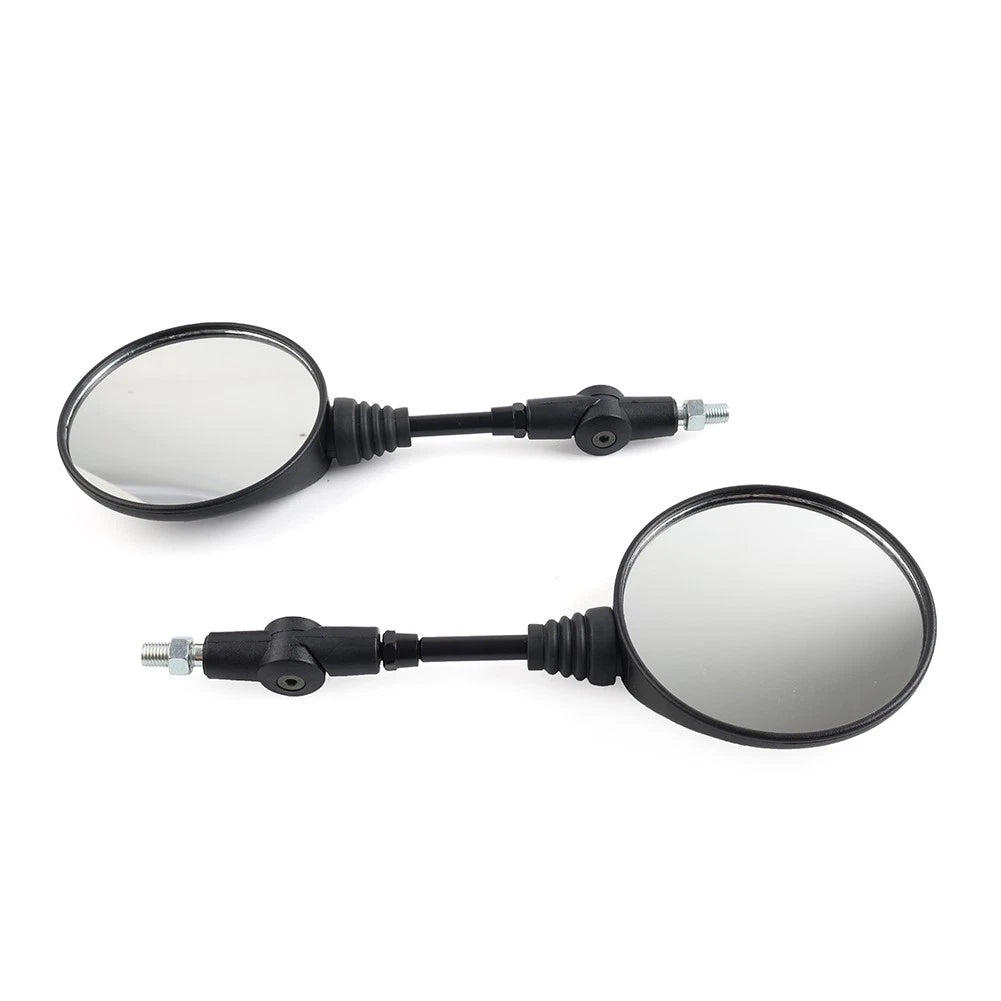 Universal 10mm Folding Side Rearview Mirrors for Dirtbike Motorcycle