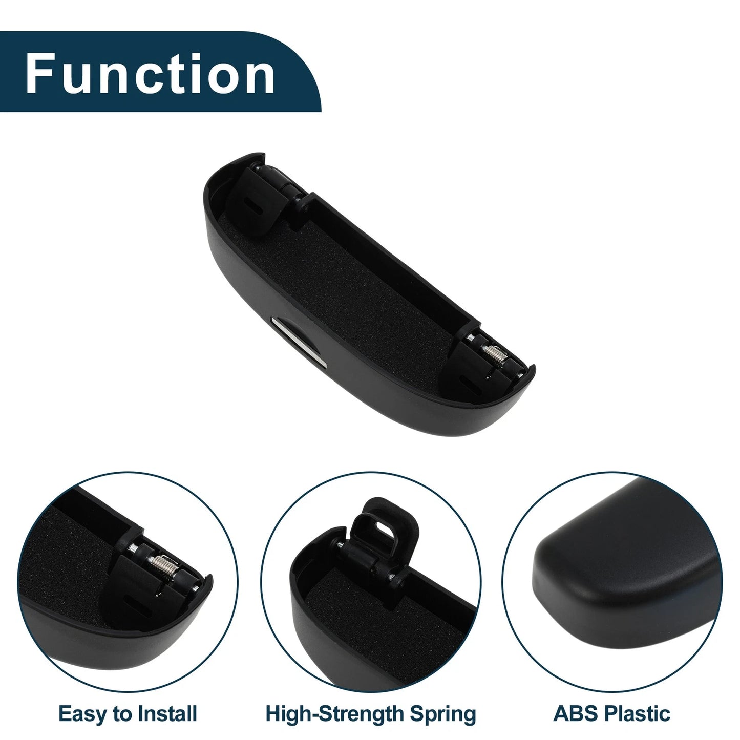 Sunglasses Case for Ford Kuga 3 MK3 ST-Line 2020-2025 Black