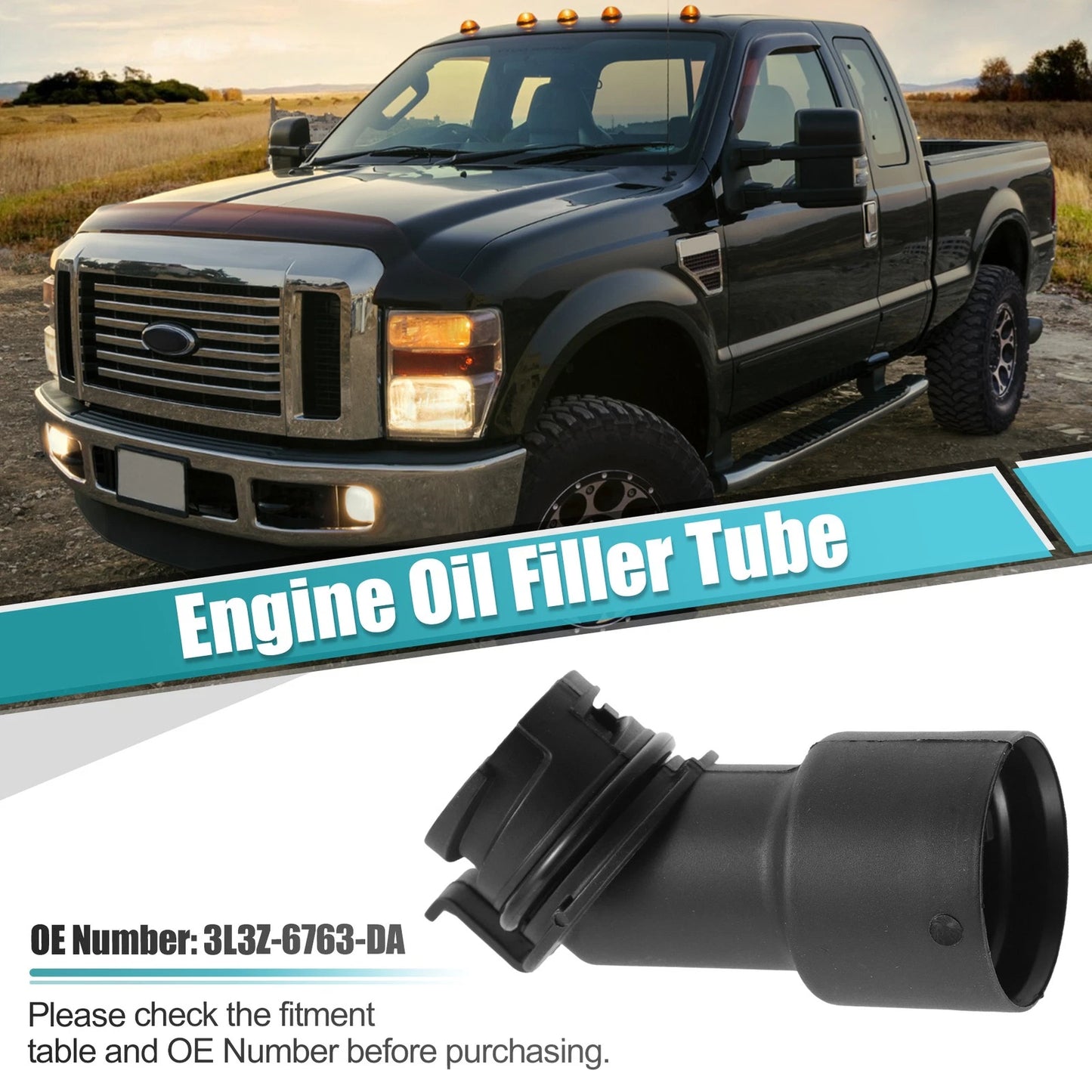 Engine Oil Filler Tube for Ford F150 F250 F350 F450 (2004-2018)