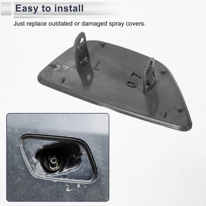 Front Left Bumper Headlight Washer Nozzle Cover for BMW 535i (2011-2016)