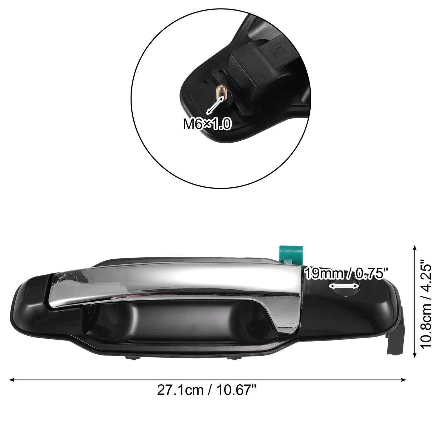 Pair Outside Door Handles for Kia Sorento (2003-2006)