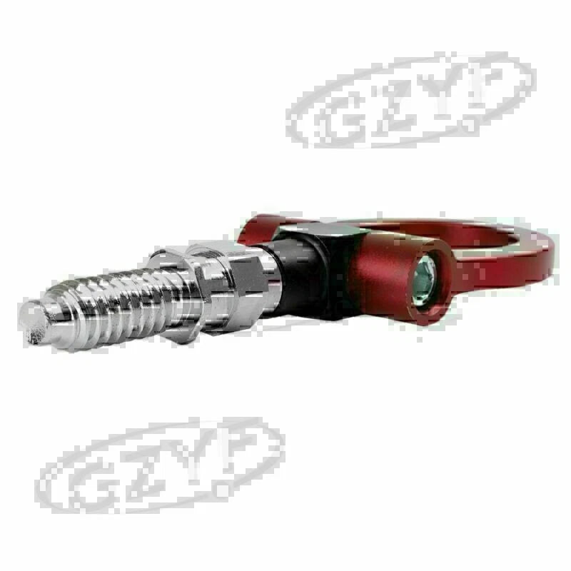 Universal Racing Tow Hook for BMW - Red Aluminum