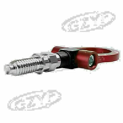 Universal Racing Tow Hook for BMW - Red Aluminum