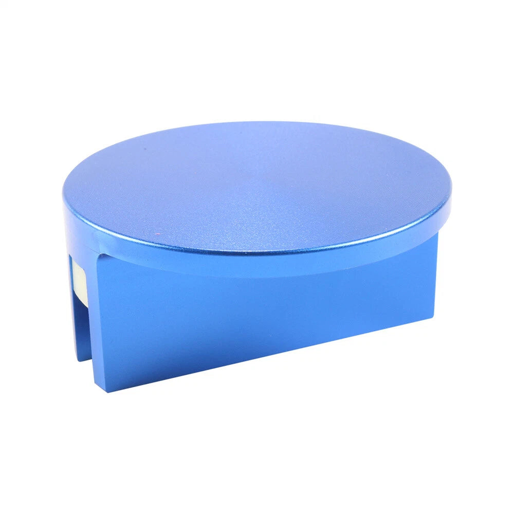 Large Slotted Universal Magnetic Jack Pad Adapter for Car Frame Rail Blue