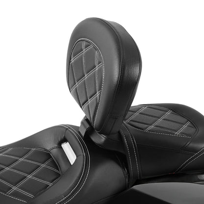 Driver Backrest Pad for Harley Touring Street Glide Road King (2009-2023)