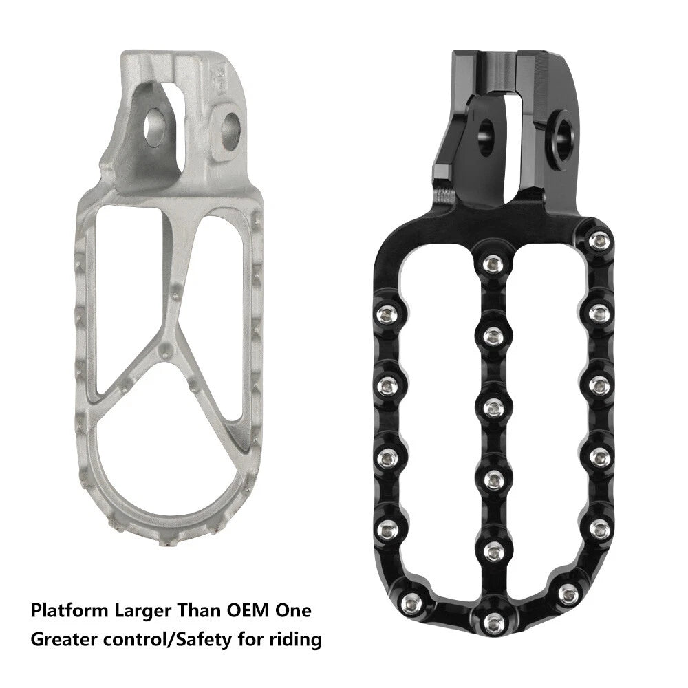 Forged Footrests Foot Pegs for KTM 125 150 250 300 350 450 XC SX XCF SXF (2017-2022)