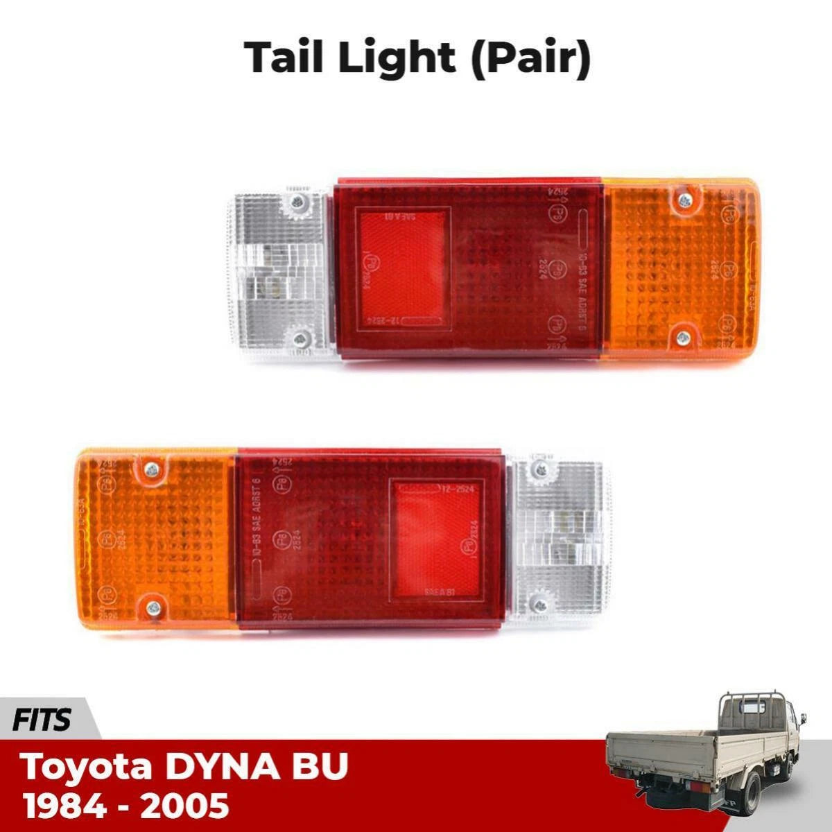 Tail Light Assembly Rear Lamp LH+RH Fits Toyota Dyna BU Heavy Truck  1984-05 DE